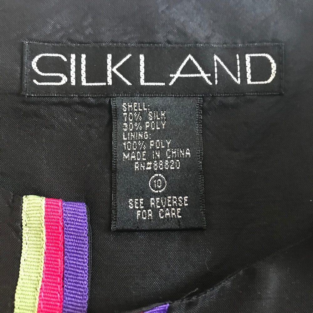 Open Front Ribbon Detailed Black Jacket Blazer 10 - Picture 5 of 5